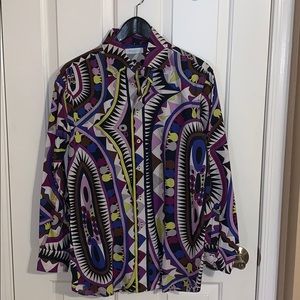 Vintage Emilio Pucci Men’s button up dress shirt